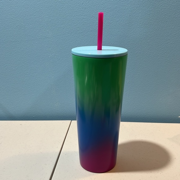 Starbucks Rainbow Tumbler Cup Venti - Ombre Gradient Tie Dye 2023 - Picture 2 of 5